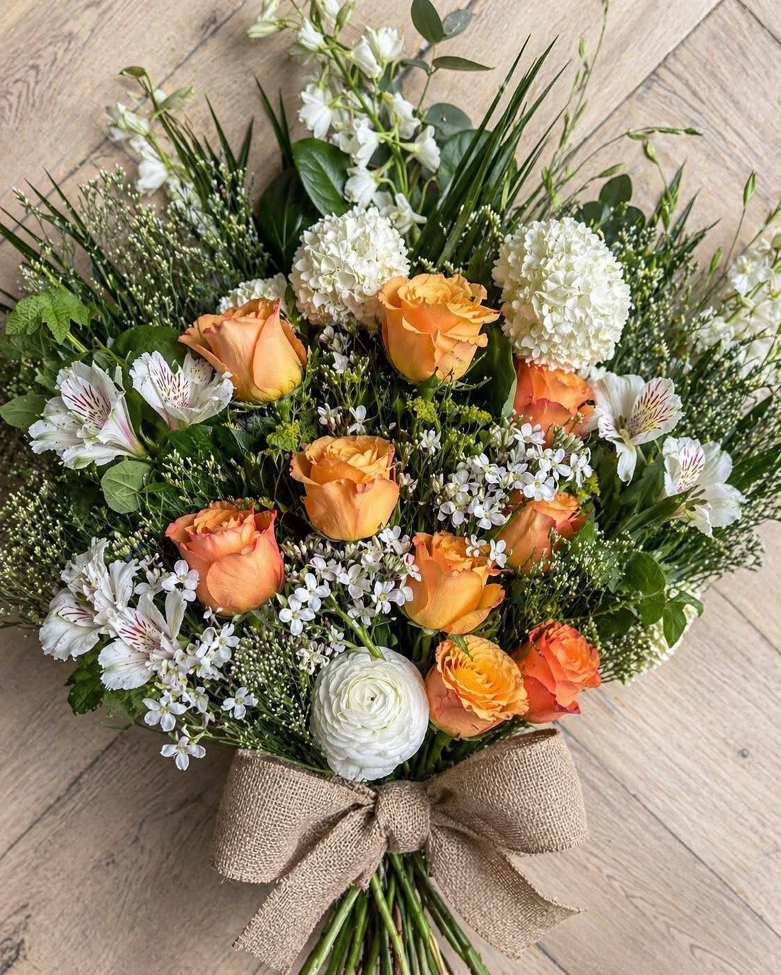 Funeral flowers by Willow and Moss