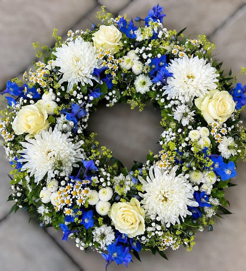 Funeral flowers by Willow and Moss