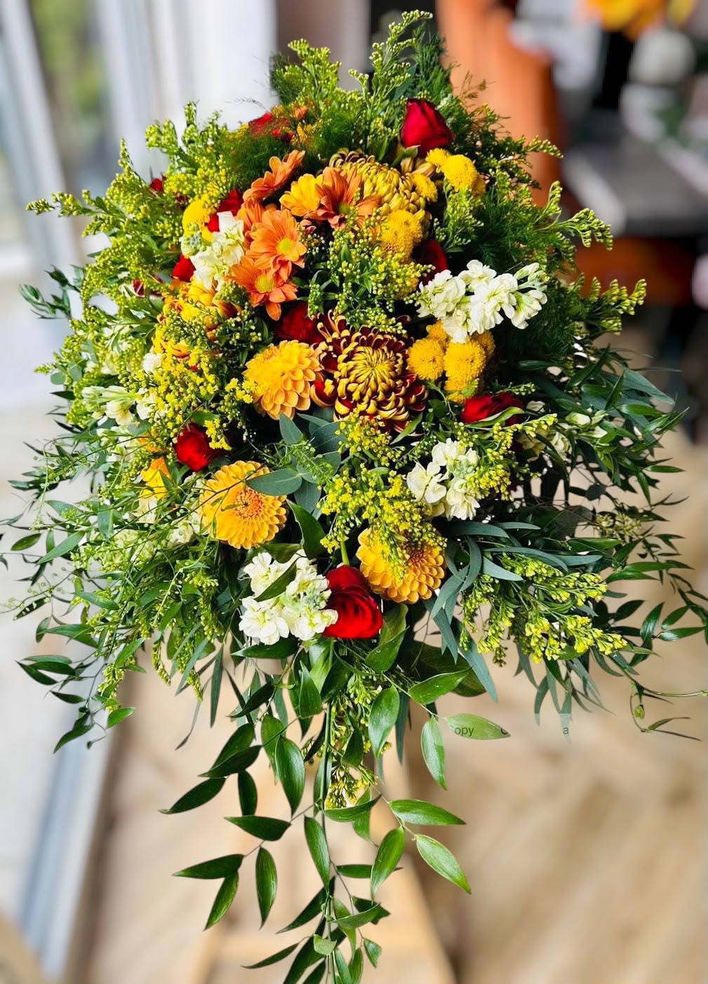 Funeral flowers by Willow and Moss
