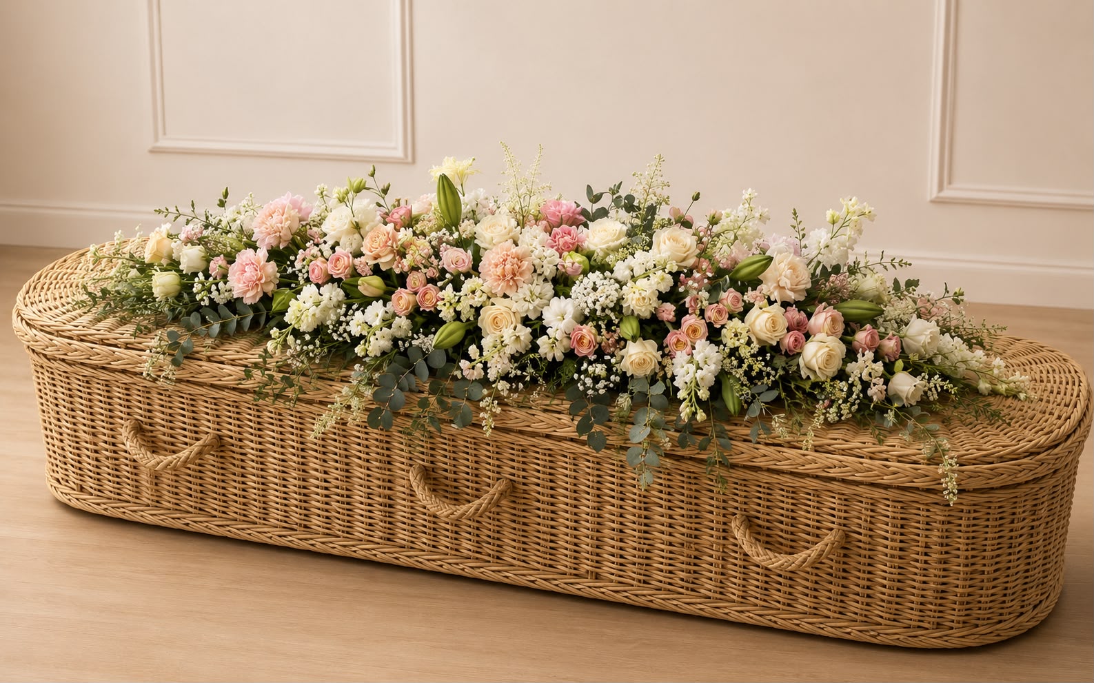 Funeral flowers by Willow and Moss