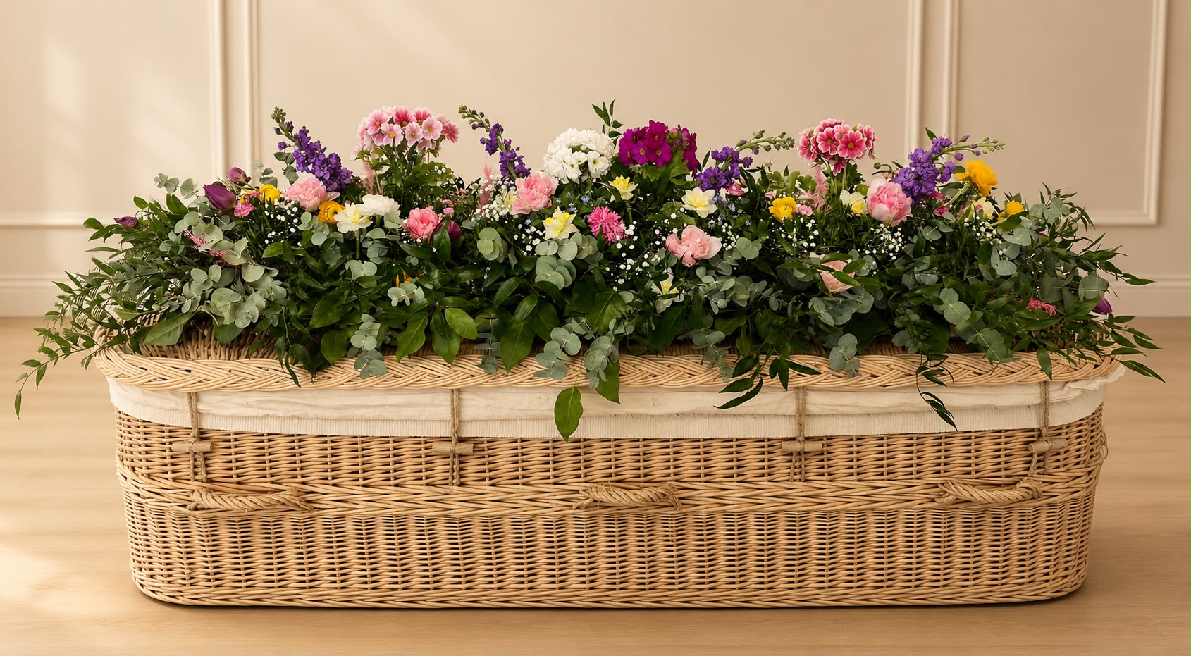 Funeral flowers by Willow and Moss