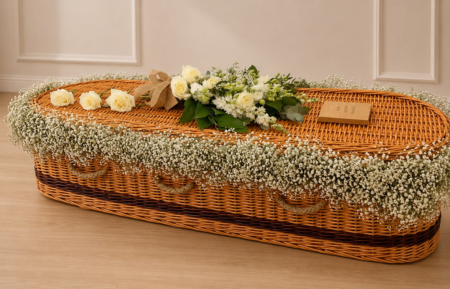 Funeral flowers by Willow and Moss
