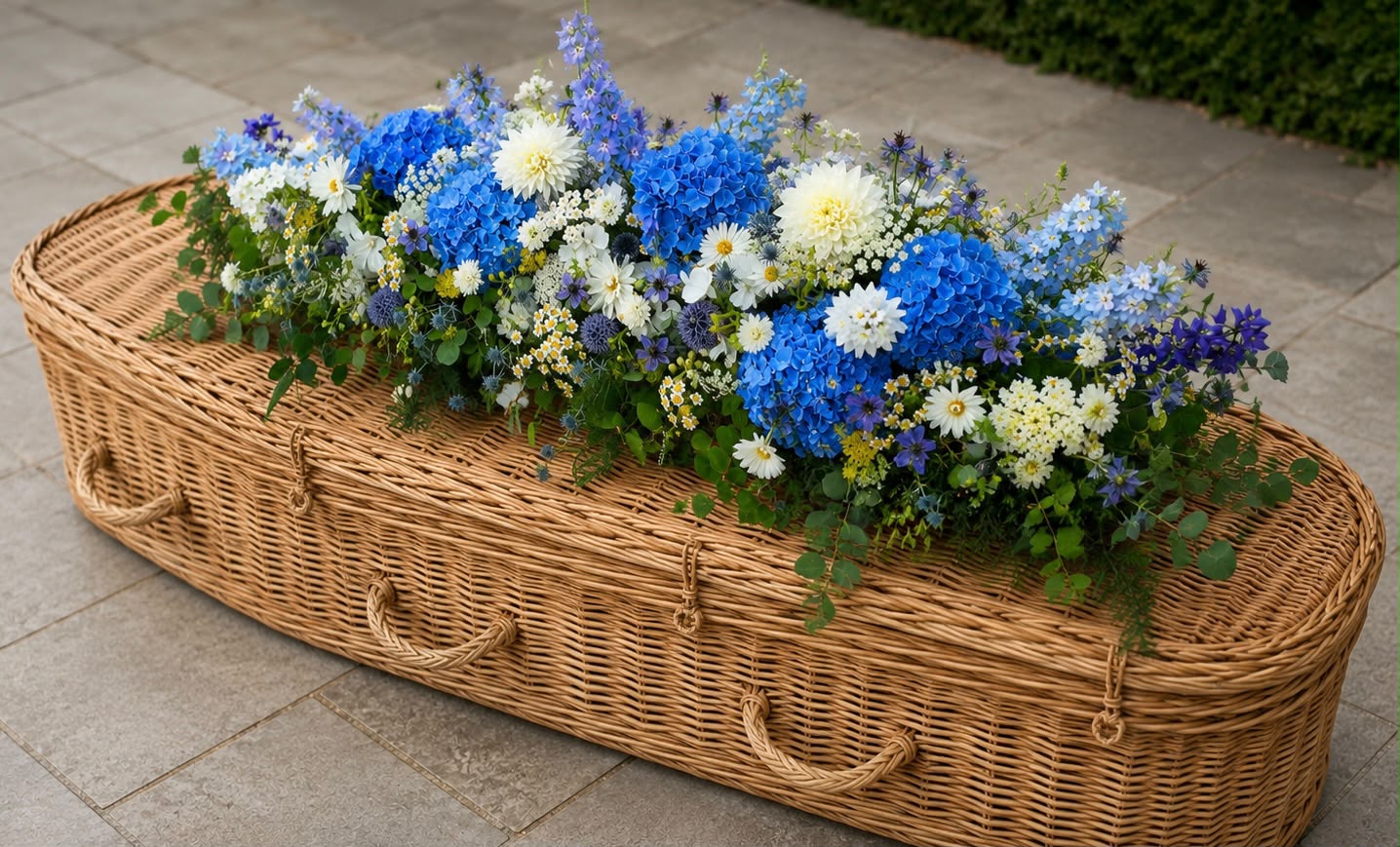 Funeral flowers by Willow and Moss